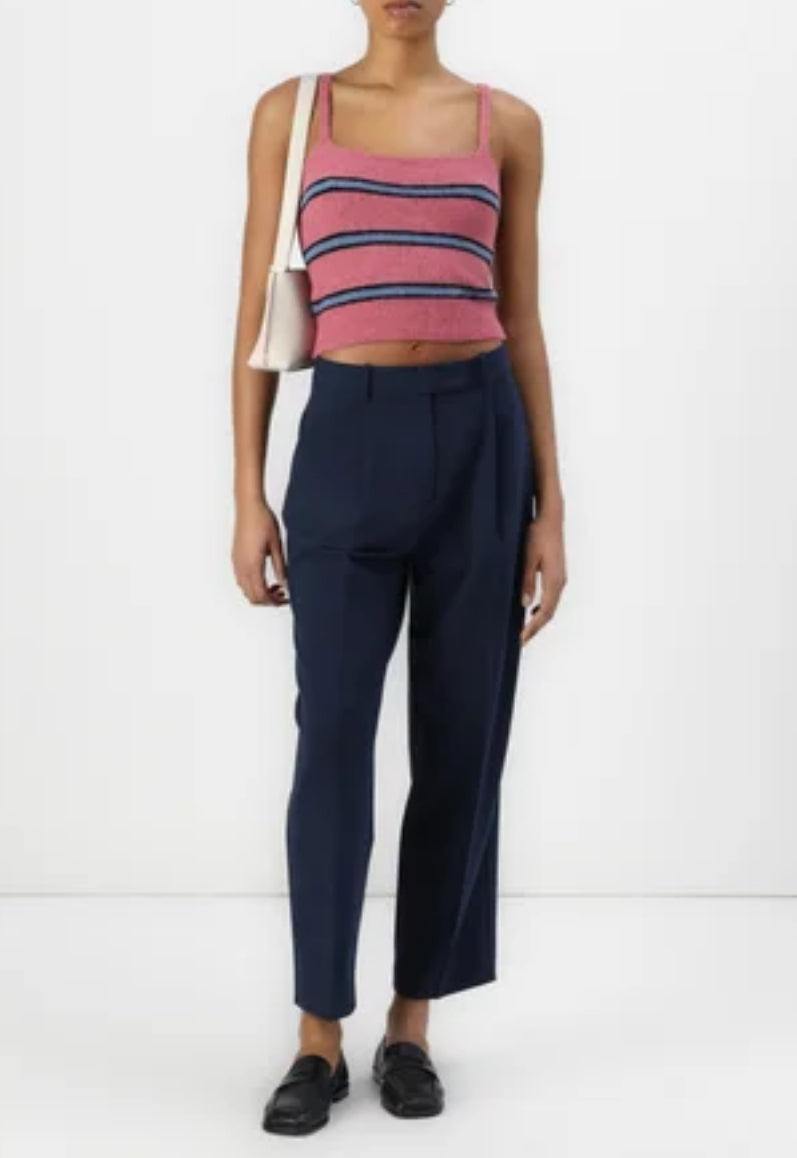 Samsøe Samsøe Sanoura Top - Wine Stripe