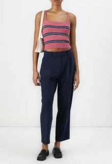 Samsøe Samsøe Sanoura Top - Wine Stripe