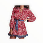 The Shirt by Rochelle Behrens Taylor Dress - Red Boho