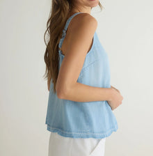 Bella Dahl Button Front Cami - Light Riviera Wash