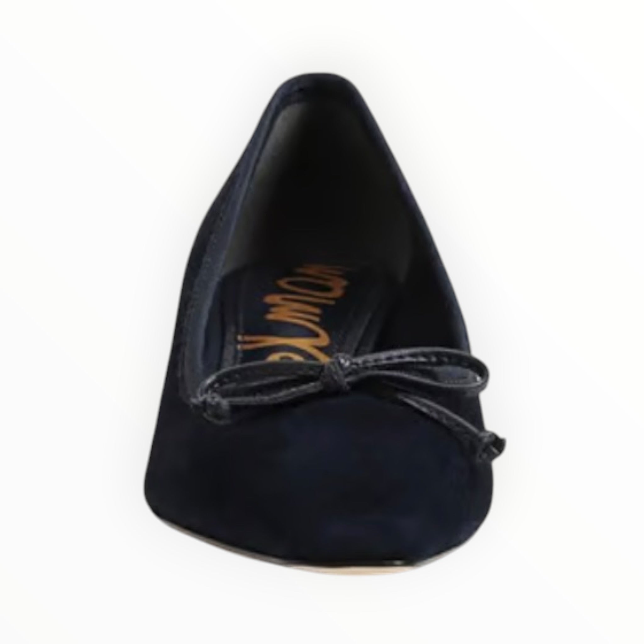 Sam Edelman Rinda Pointed Toe Ballet Heel - Midnight Blue Leather