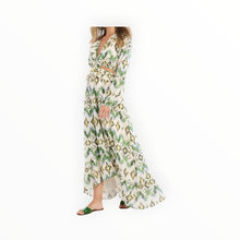 Allison New York Green Ikat Print Everly Maxi Dress