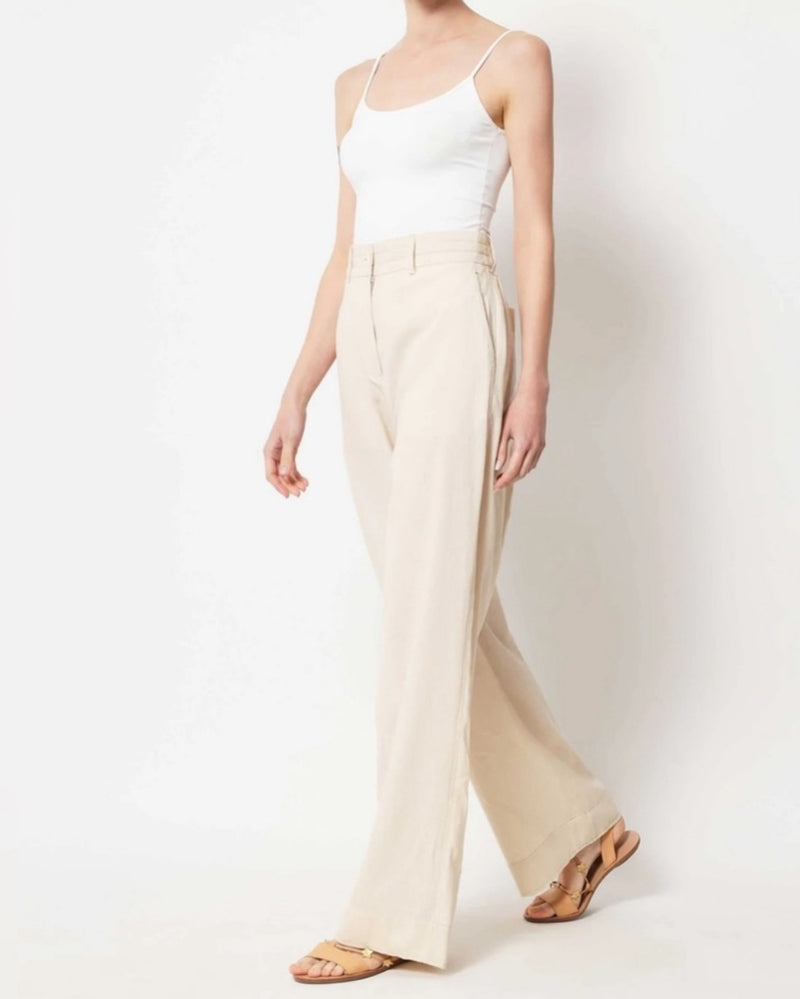 Omika Roma Pant - Solid Ivory