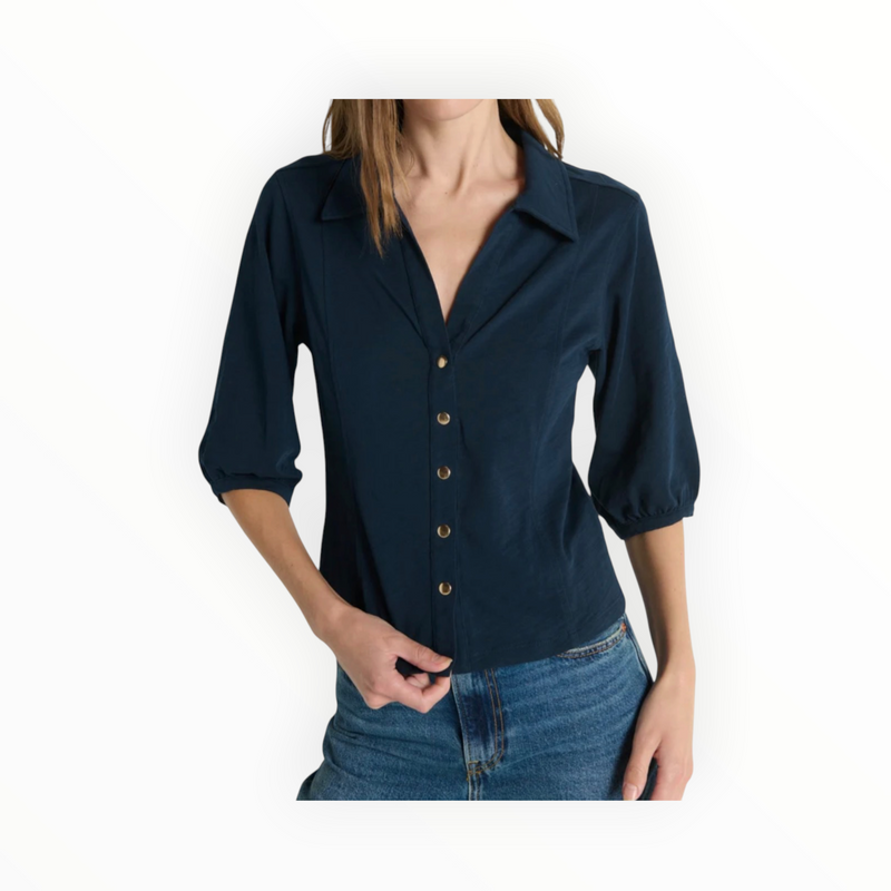 Nation Ltd Shannon Top - Navy Night Sky