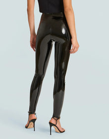 Commando Faux Patent Leather Legging - Black