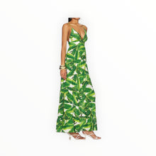 alice + olivia Karolina Halter Dress - Sun Palm/Off White