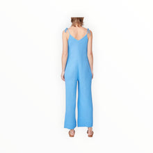 Stateside Gauze Tie Shoulder Jumpsuit - Sail