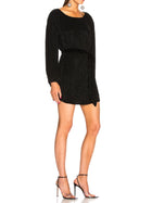 Retrofête Grace Sequined Dress - Black