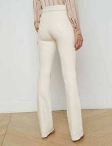 L’Agence Selma Coated Bootcut Jean - French Vanilla