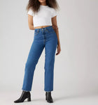 LEVI'S Ribcage Straight Ankle - Jazz Pop - Medium Wash