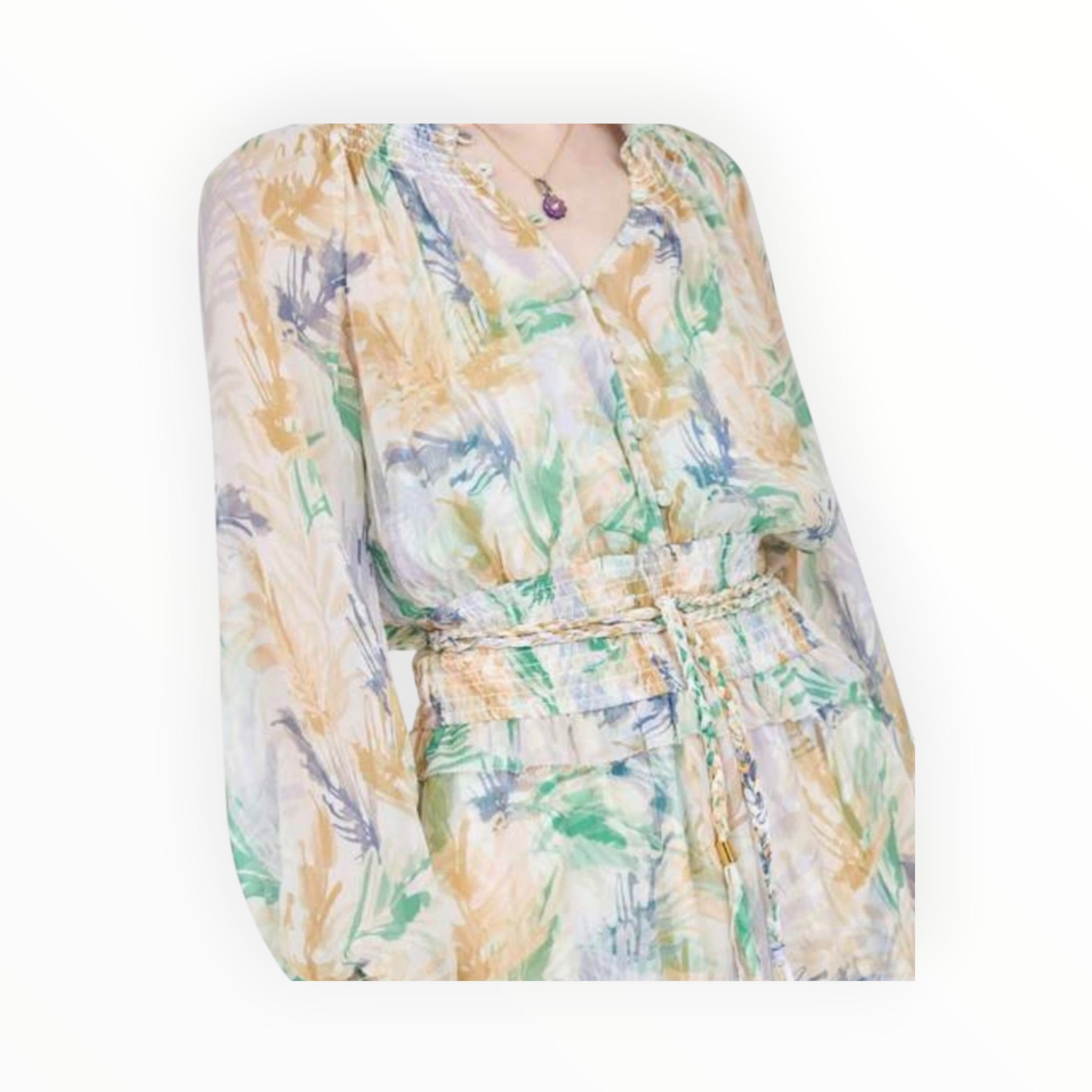 Christy Lynn Florence Dress - Palm