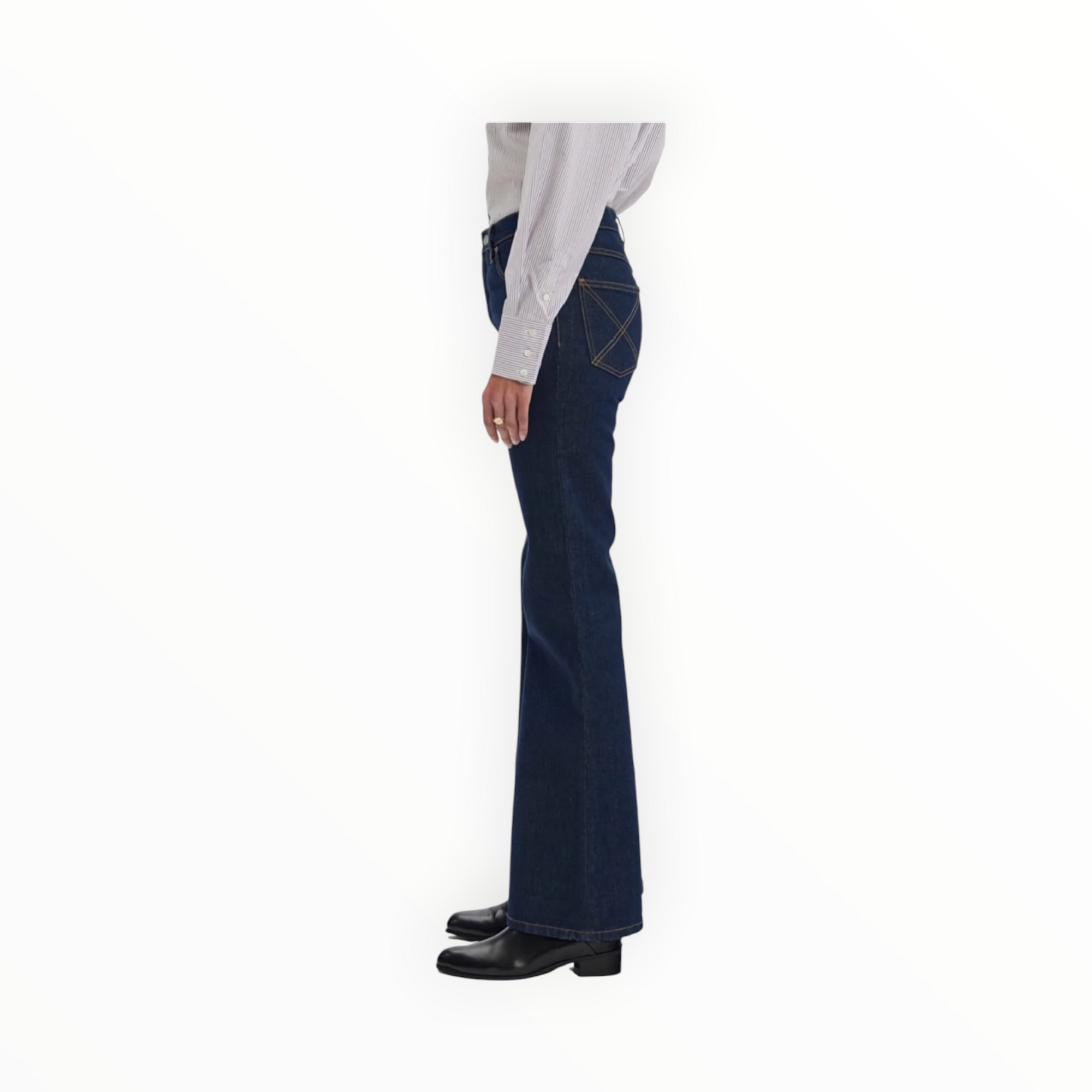 Ines de la Fressange Jane Flared Jeans - Blue