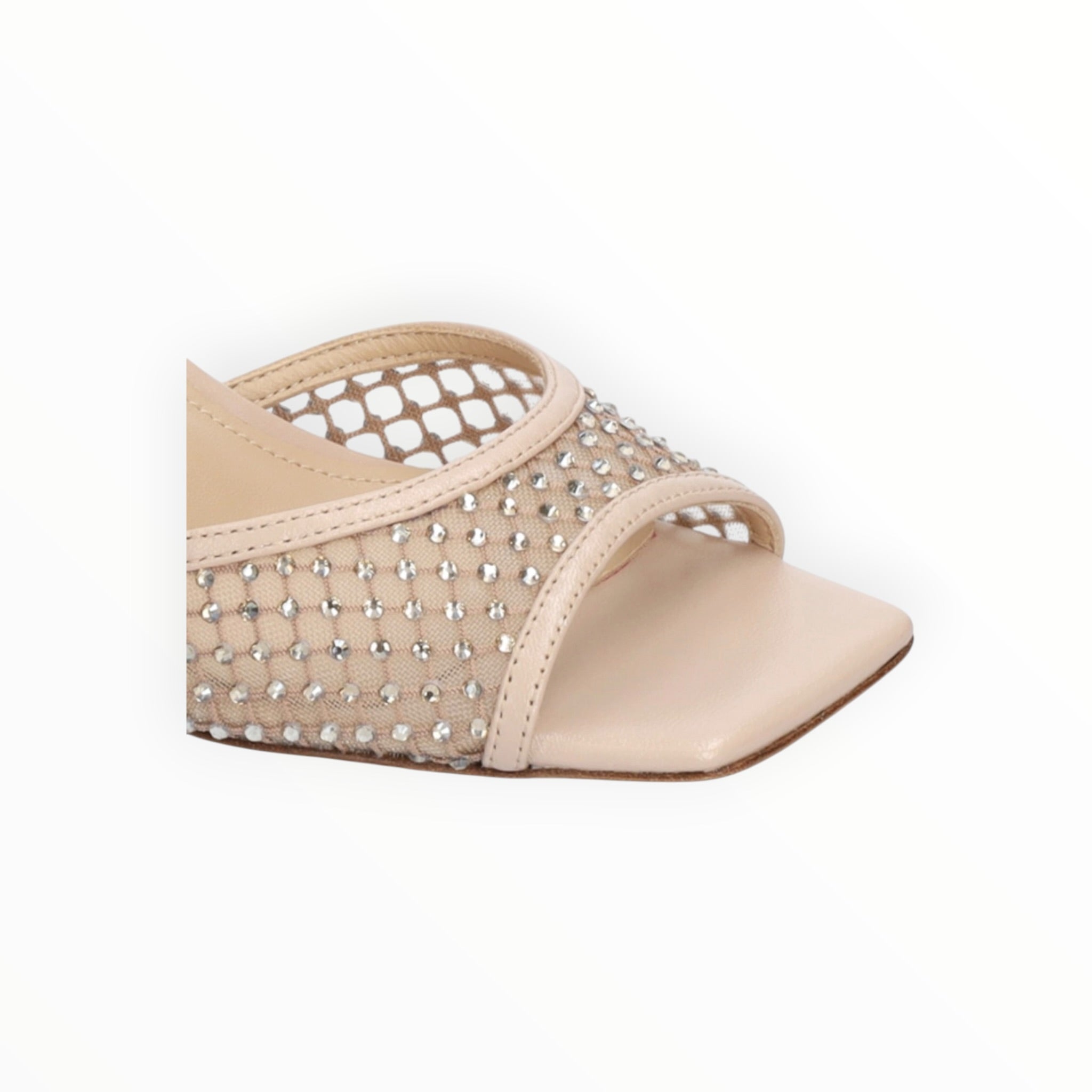 Lola Cruz Carmen Heel Sandal 65 - Nude