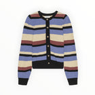 Nation Ltd Carmela Cardigan - Velour Multi Stripe