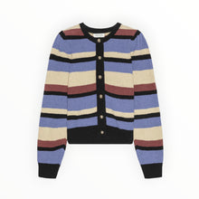 Nation Ltd Carmela Cardigan - Velour Multi Stripe