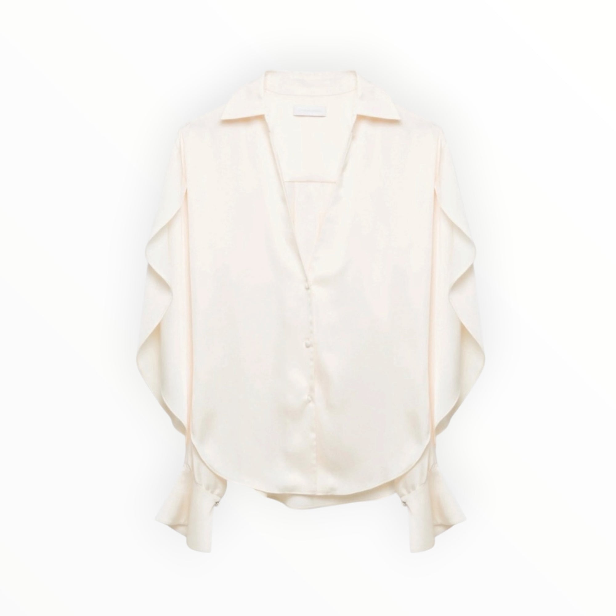 SIMKHAI Yanna Open Sleeve Shirt - Natural White