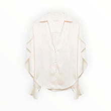 SIMKHAI Yanna Open Sleeve Shirt - Natural White