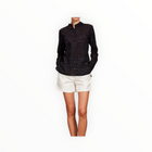 0039 ITALY Juliet Blouse - Black