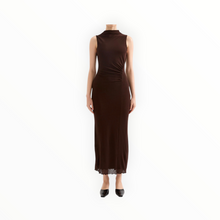 Nude Lucy Winston Mesh Maxi Dress - Raisin
