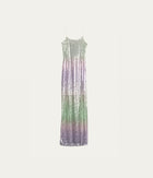 LoveShackFancy Grand Ombré Sequined Dress