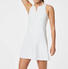 SPANXshape™ Get Moving Zip Front Dress - Vivid White