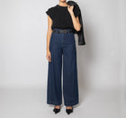 Cleobella Gigi Cropped Sweater Vest - Black