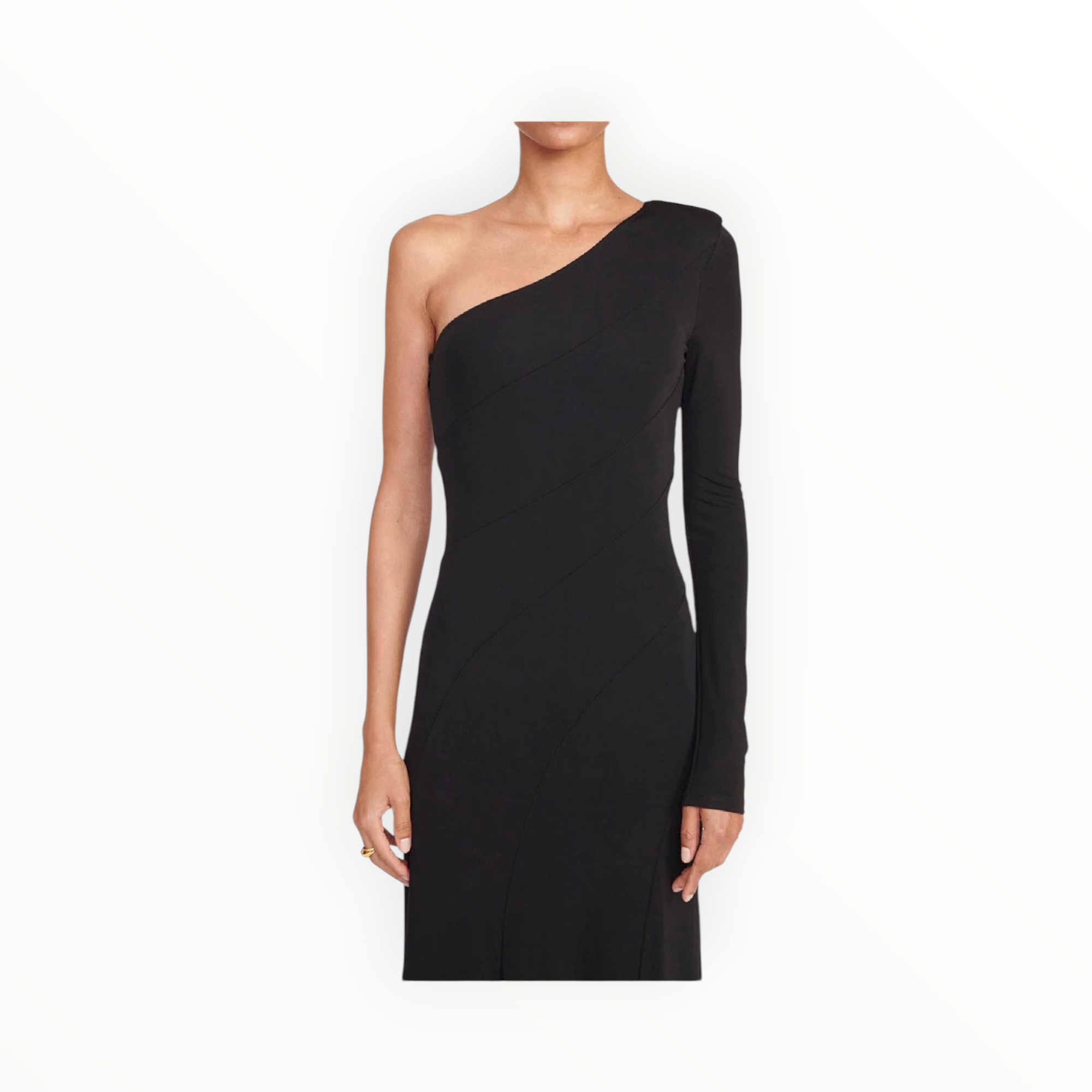 STAUD Serena Dress - Black
