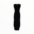GAUGE81 Cesar V-Neck Rib Knit Midi Dress - Black