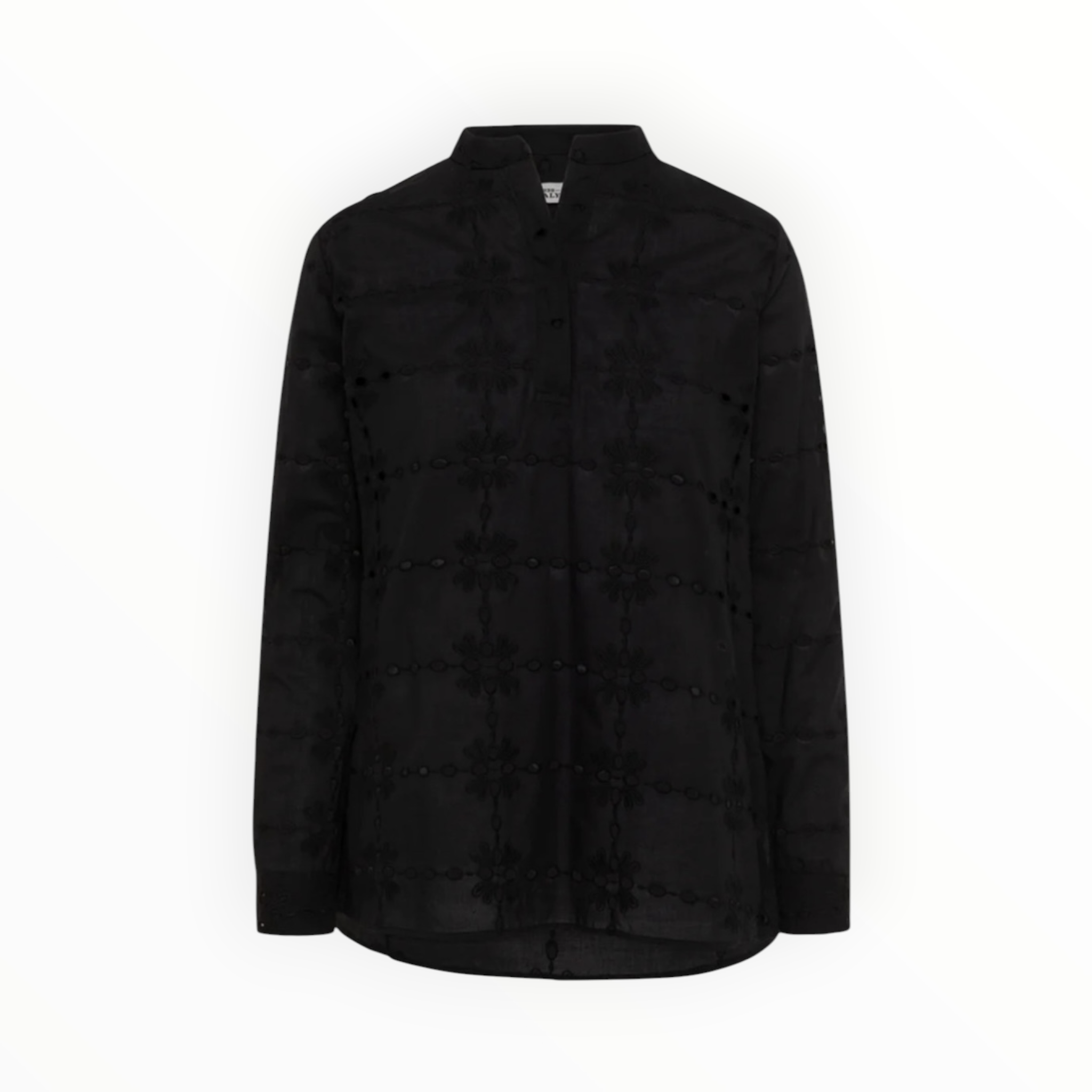 0039 ITALY Juliet Blouse - Black