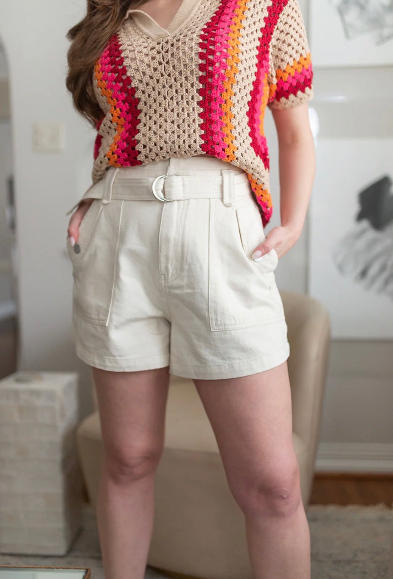Suncoo Kabil Shorts - Cream
