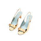 Frances Valentine Reese Slingback Heel - Gold