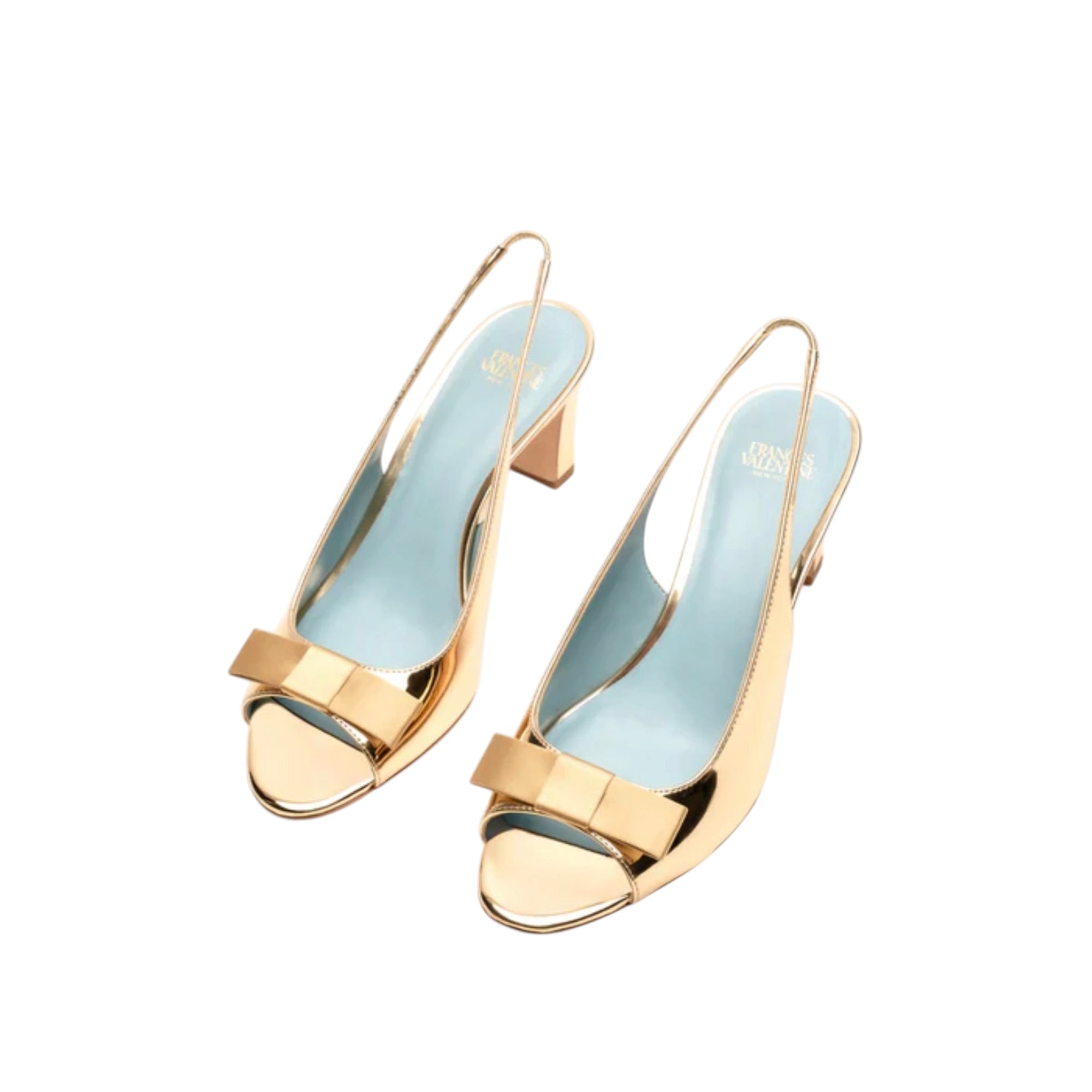 Frances Valentine Reese Slingback Heel - Gold
