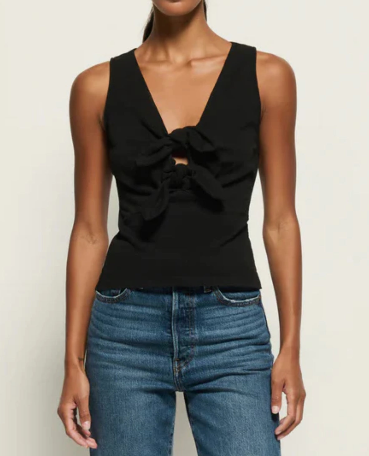 Nation Ltd Terri Tie Tank - Jet Black