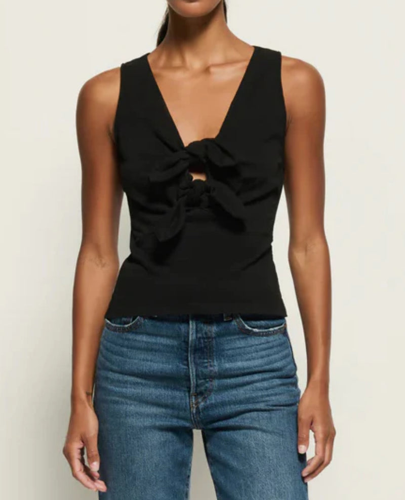Nation Ltd Terri Tie Tank - Jet Black