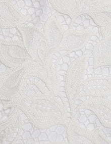 Derek Lam 10 Crosby Samaria Lace Top - Soft White