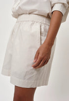 Herskind Alma Shorts - Creme Pinstripe