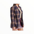Steve Madden The Frida Blazer - Navy Plaid