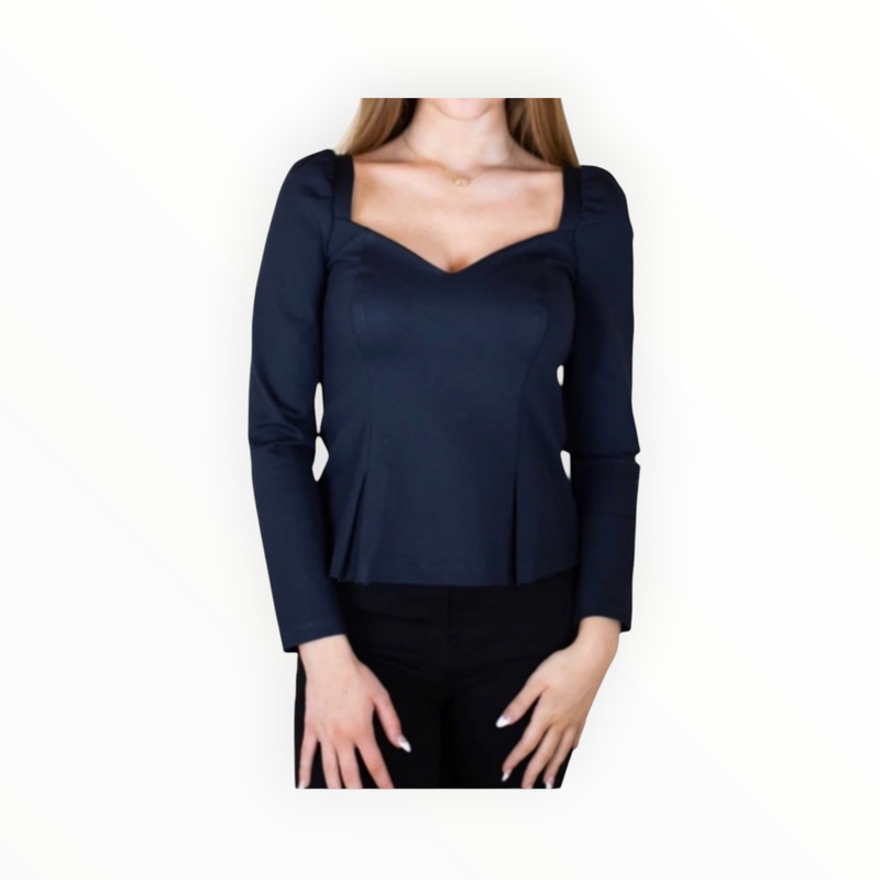 DREW Eleanor Top - Navy