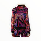 Joseph Ribkoff Artistic Zip Up Palm Jacket
