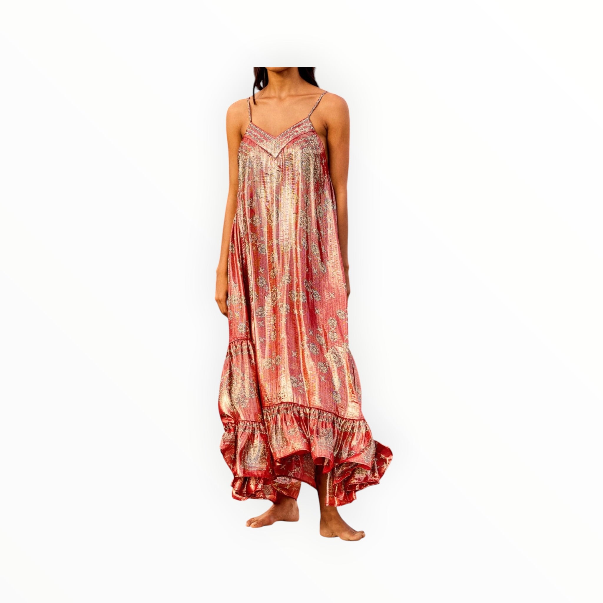 Mes Demoiselles Paris Llaollao Grim Dress - Red