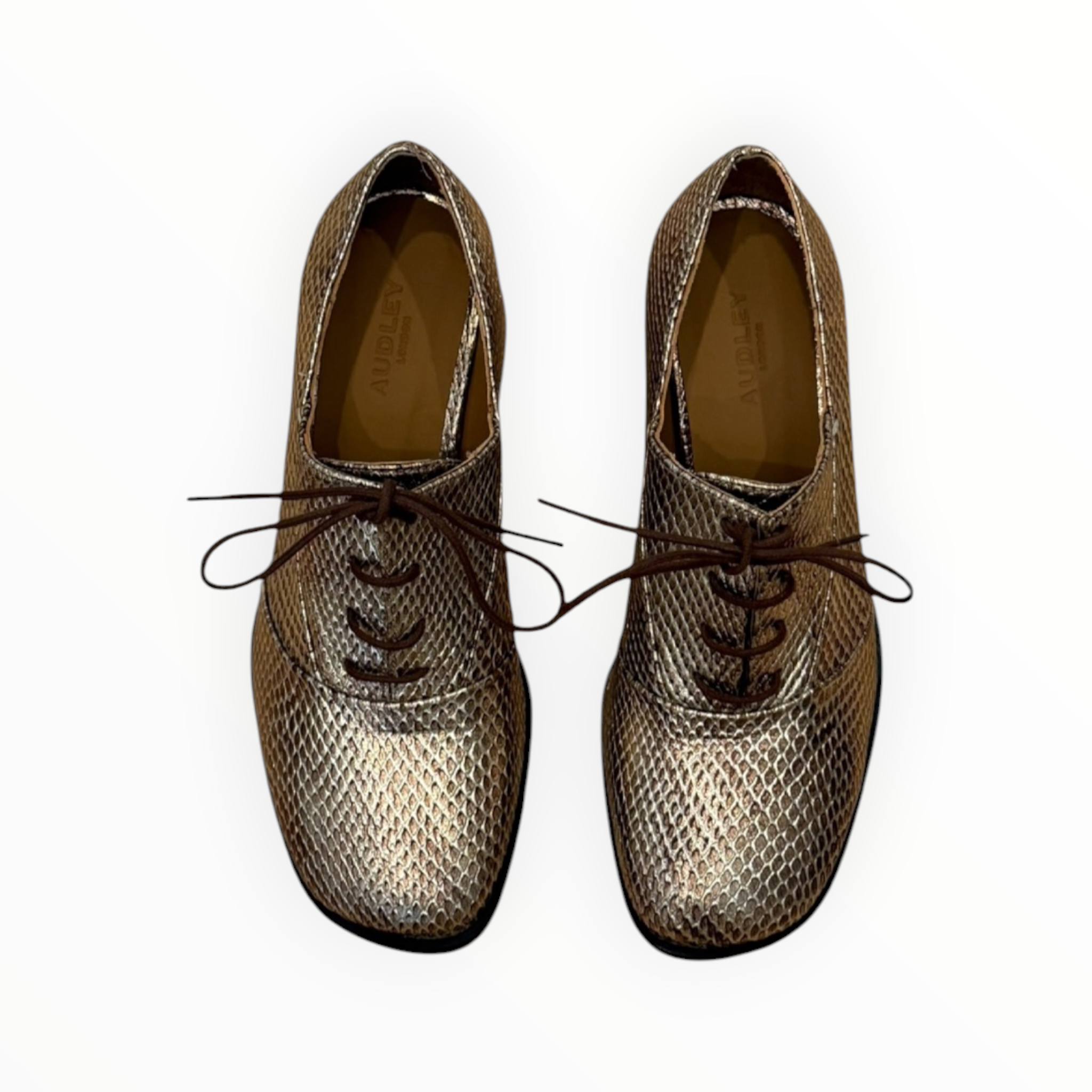 AUDLEY Cory Lace-Up Shoe - Metallic