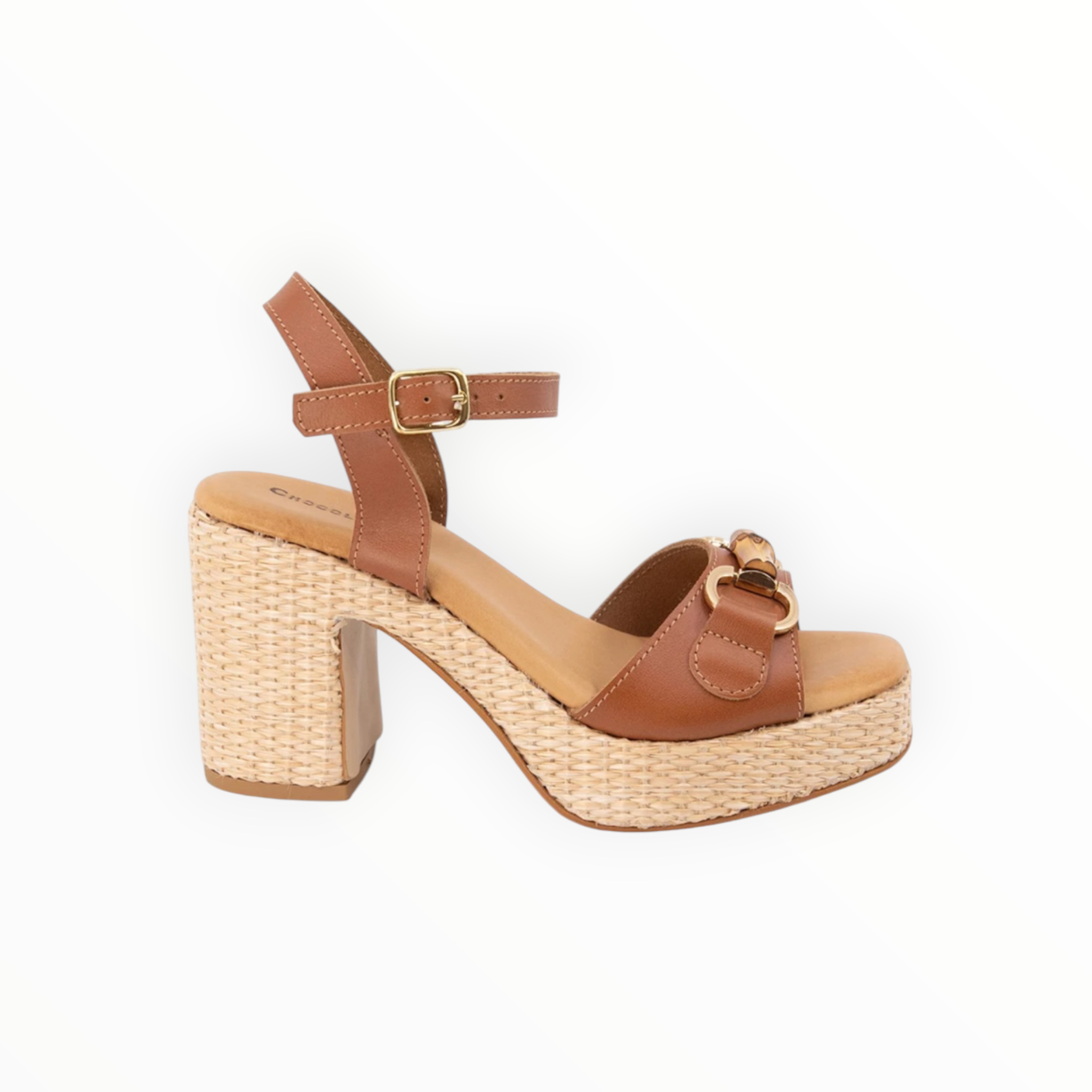 Chocolate Blu Mel - Brown Leather