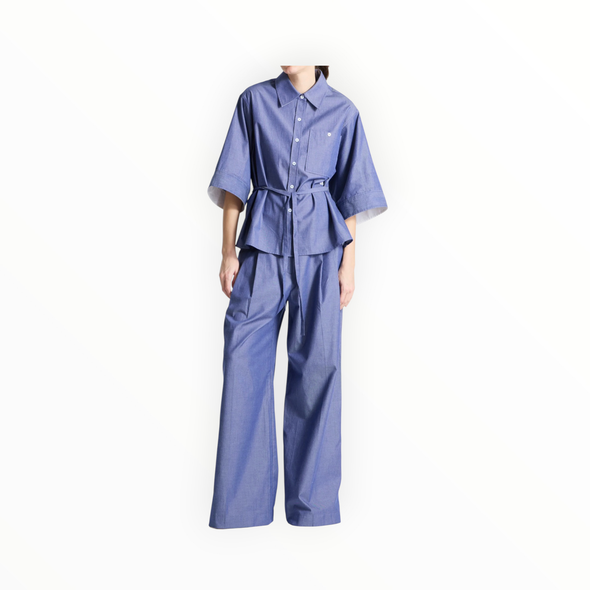 saint art Raegan Blouse - Chambray