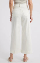 SPANXshape™ EveryWear Cropped Wide Leg Jeans - Chalk Wash