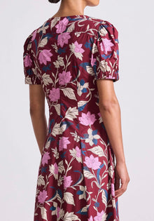 Apiece Apart Dia Maxi Dress - Essa Floral Merlot
