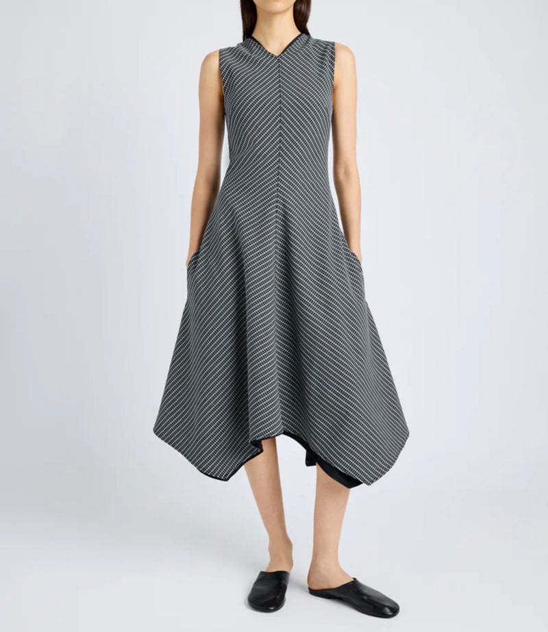Proenza Schouler White Label Layla Dress - Black/White Check
