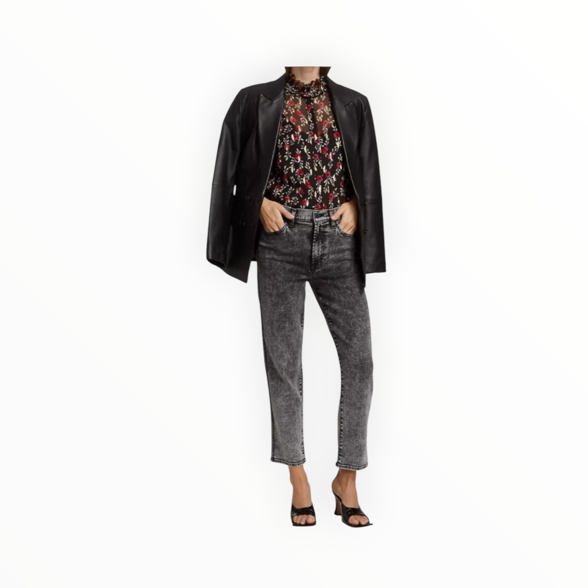 3x1 Jeans Straight Authentic - Raven Night