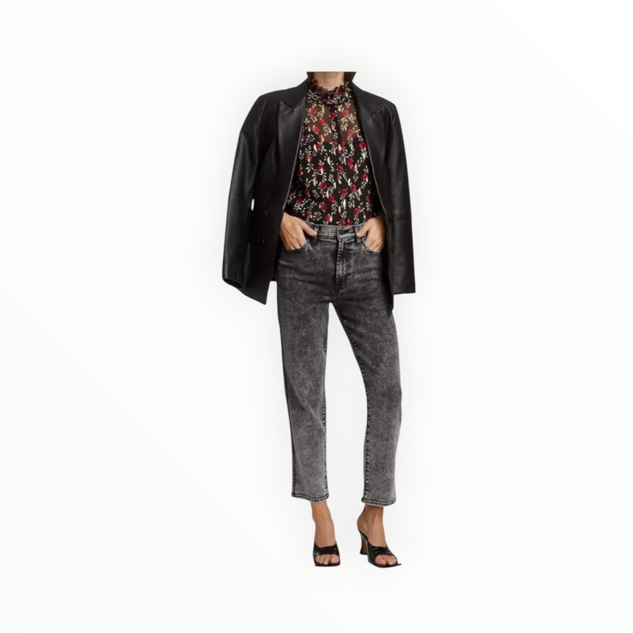 3x1 Jeans Straight Authentic - Raven Night