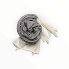 ITO KNITTO Dip Scarf - Cloud/Shell