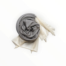 ITO KNITTO Dip Scarf - Cloud/Shell